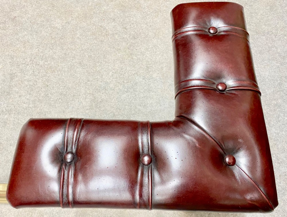 Edwardian Brass & Leather Club Fender View II