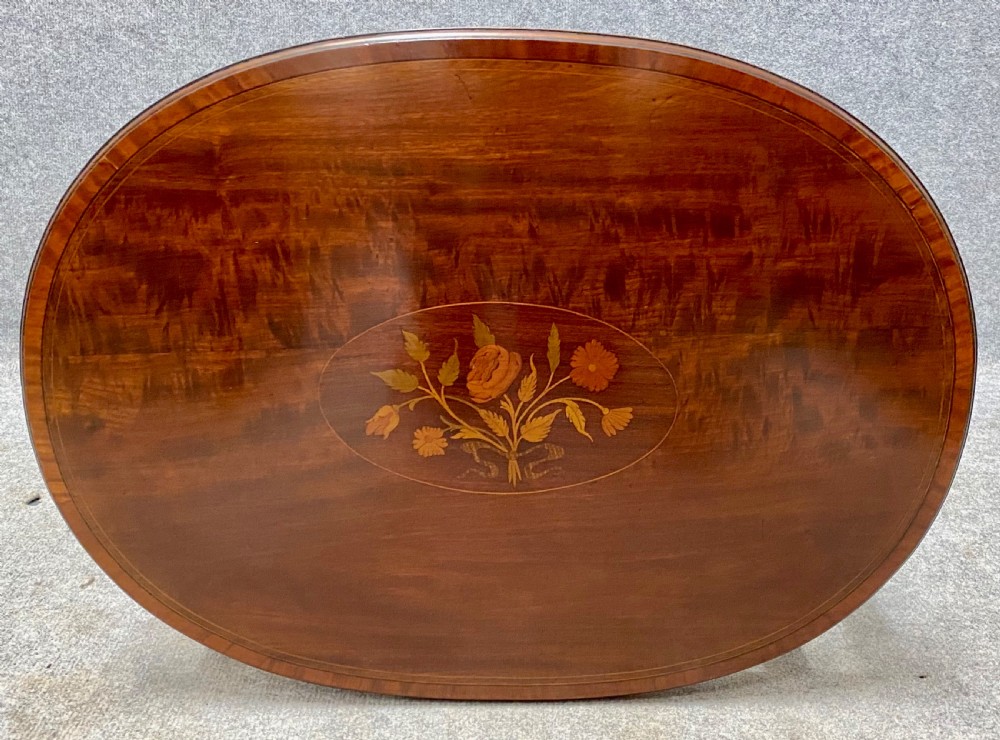 Edwardian Inlaid Mahogany Occasional Table View II
