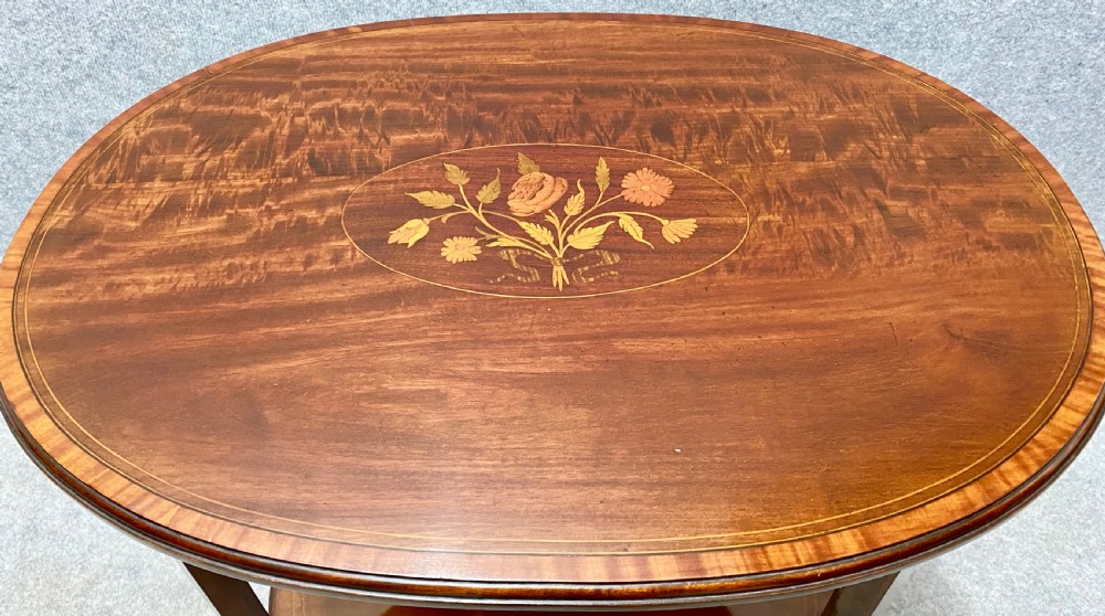 Edwardian Inlaid Mahogany Occasional Table View III