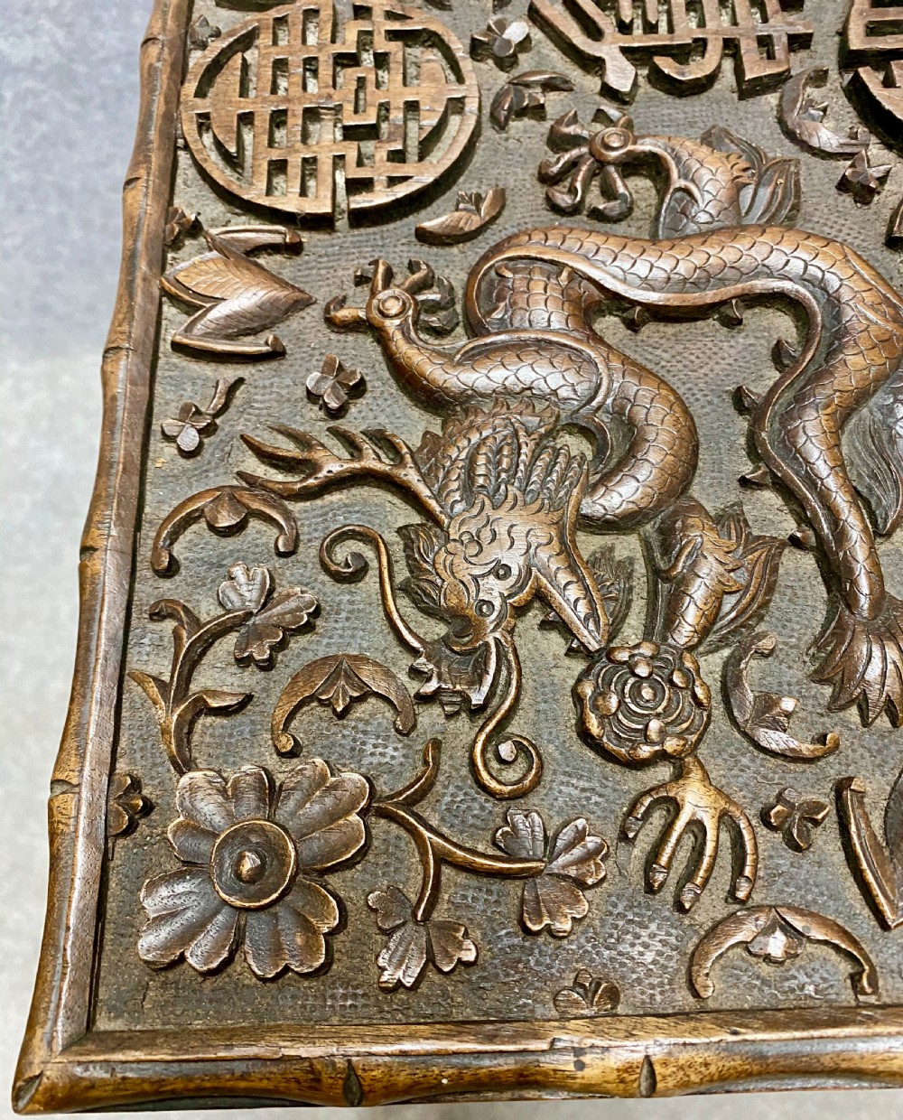 Antique Chinese Revolving Bookcase View VIII