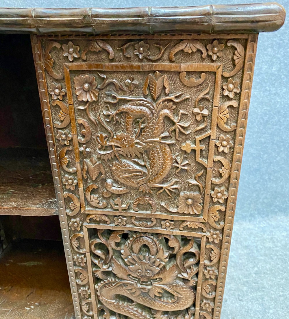 Antique Chinese Revolving Bookcase View XII