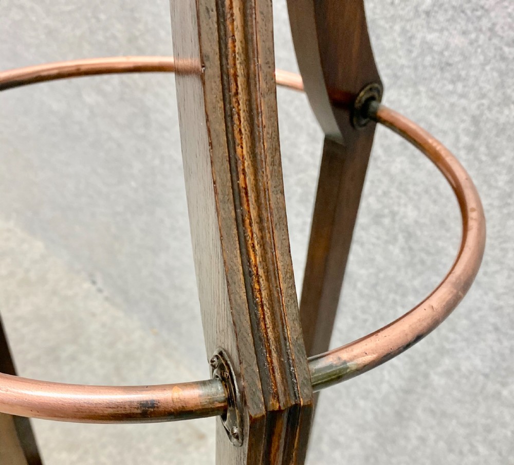 Antique Oak Revolving Hallstand View VII