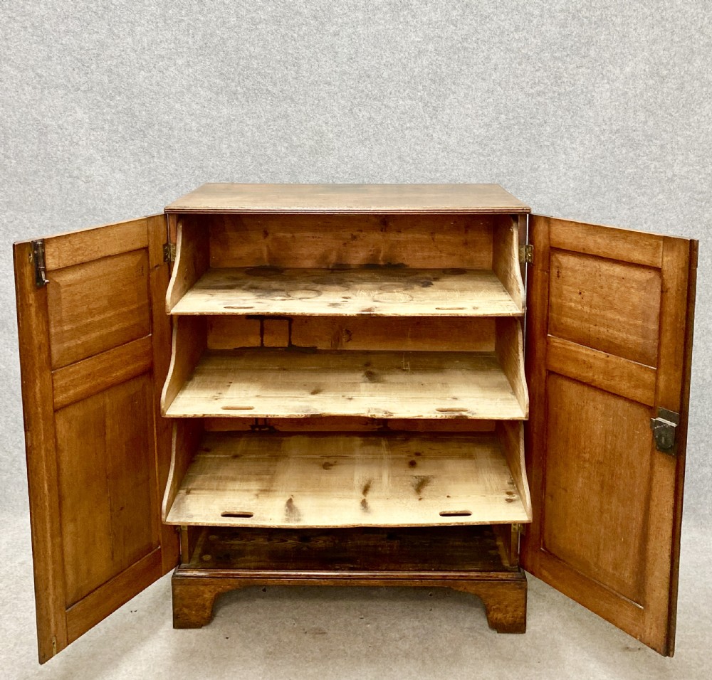 Antique Oak Housekeepers  Cupboard