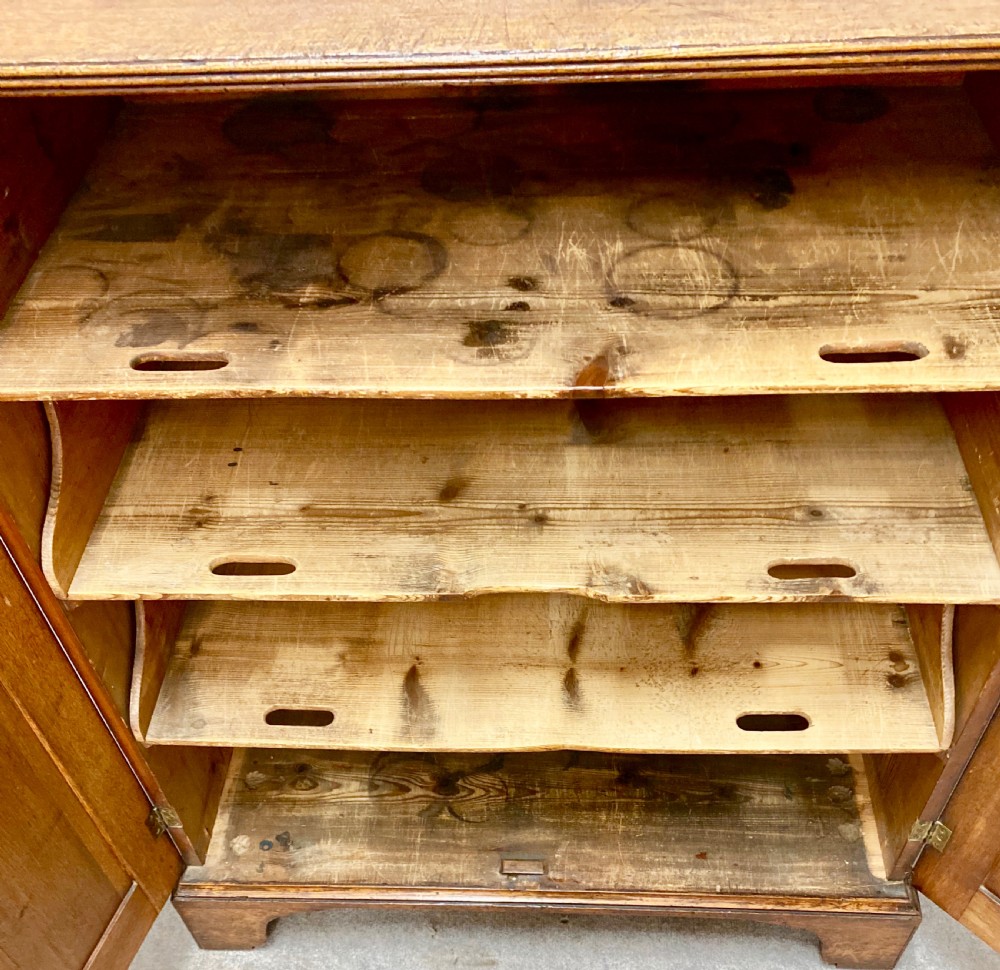 Antique Oak Housekeepers  Cupboard View VIII