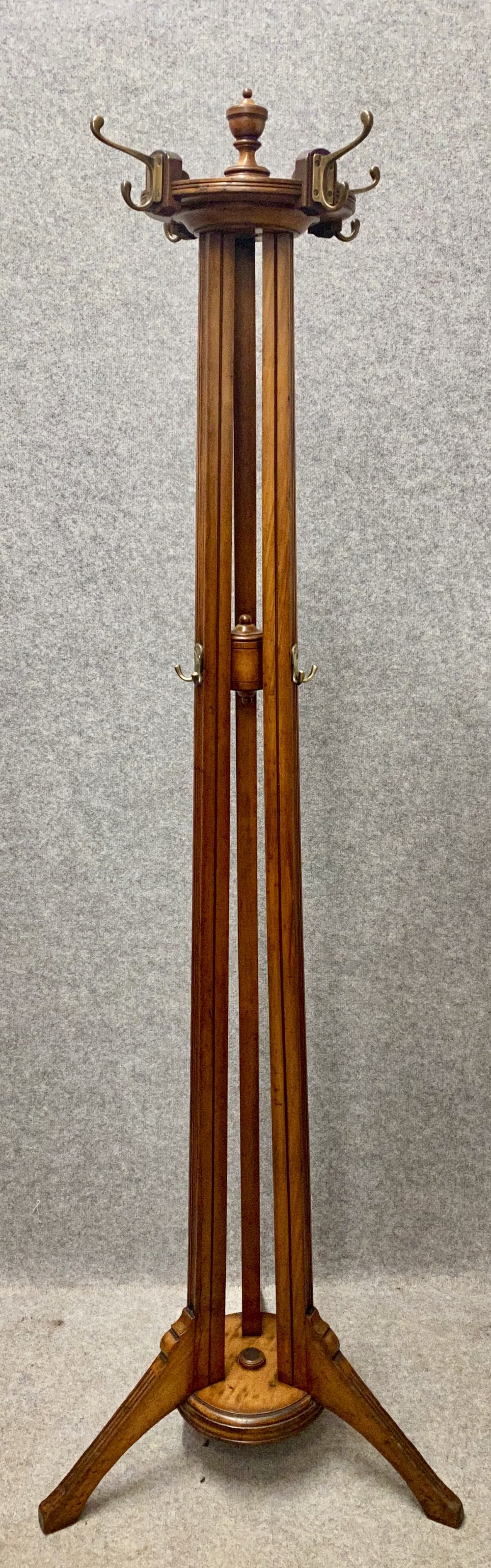 Edwardian Walnut Hall Stand