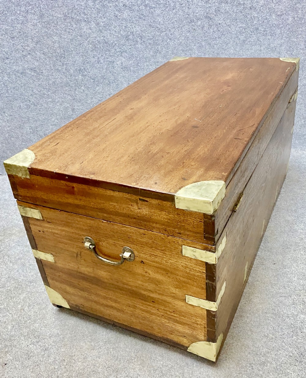 Anglo Indian Campaign Camphor Wood Trunk View VII
