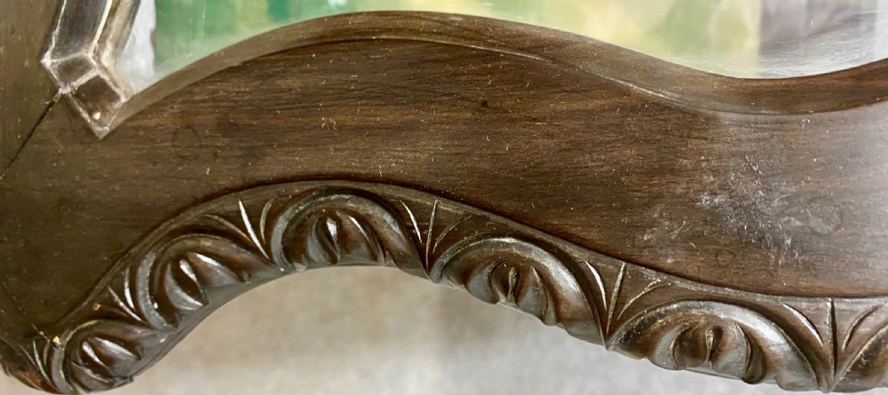 Large Ceylonese ( Sri Lankan )Solid Ebony Bijouterie Table View XIII