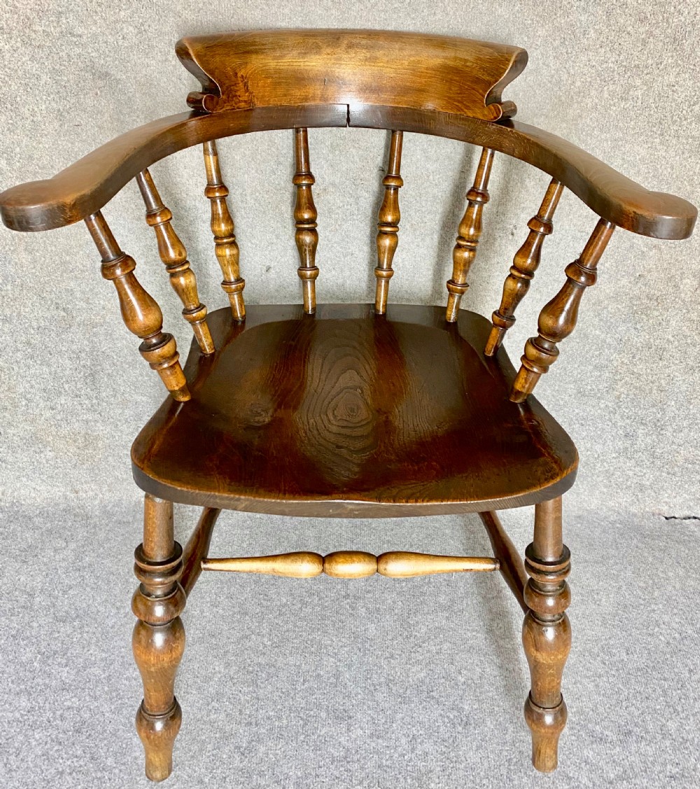 Set of 7 Antique Captains Chairs View IV
