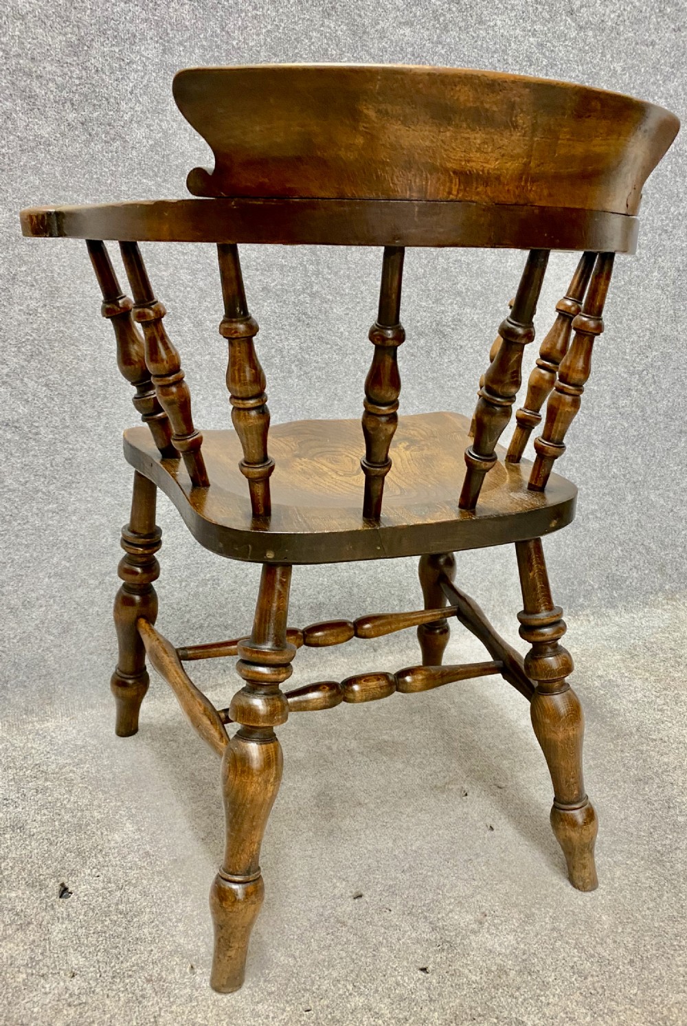 Set of 7 Antique Captains Chairs View VII