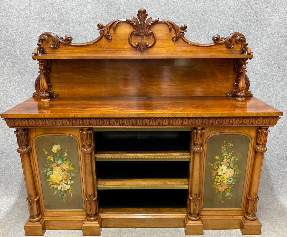Stunning Rosewood Open Bookcase Side Cabinet