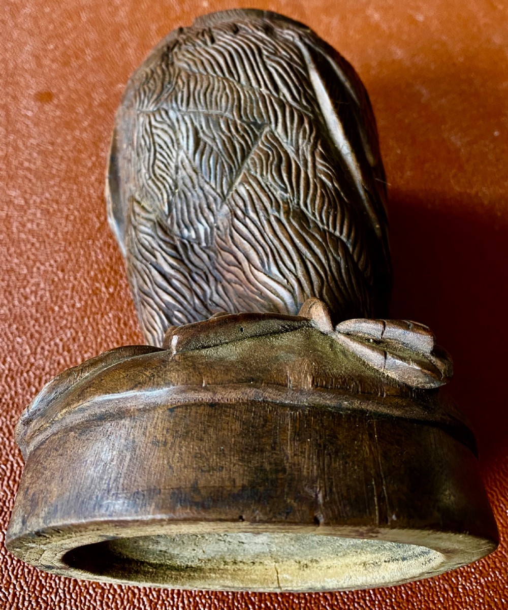 Black Forest Carved Owl View VIII