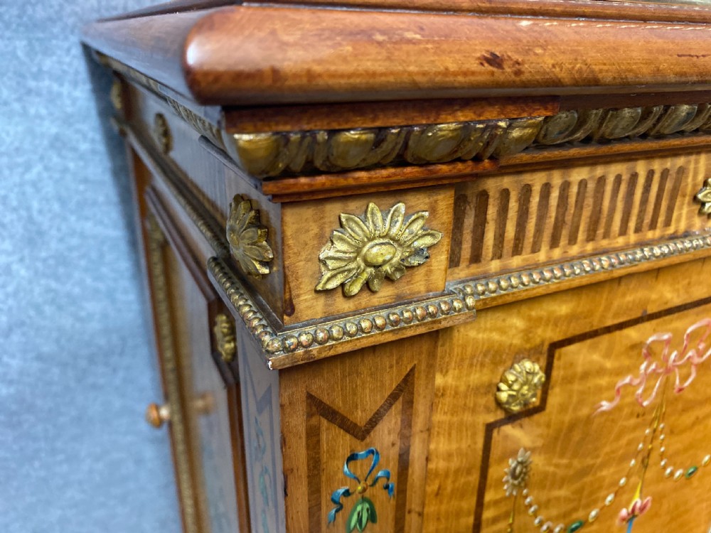 Small Fine Holland & Son Satinwood Side Cabinet View XIV