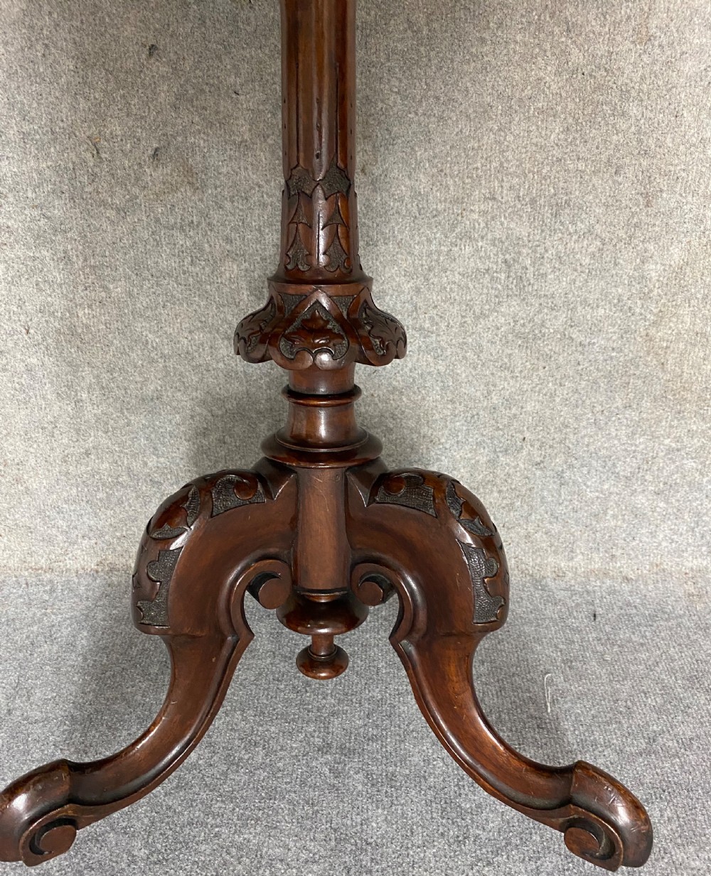 Quality Victorian Burr Walnut Occasional Table View VI