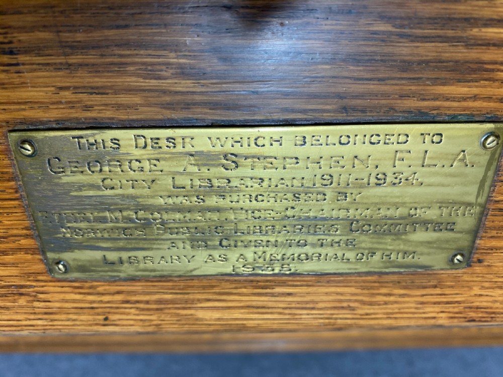Golden Oak Roll Top Desk View IX