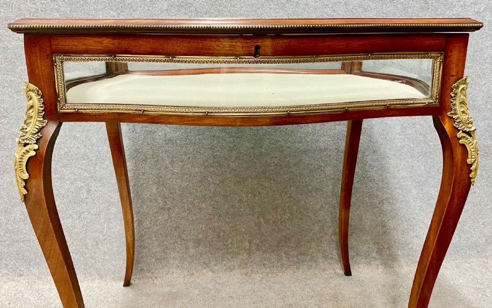Antique Mahogany Bijouterie Display Cabinet View III