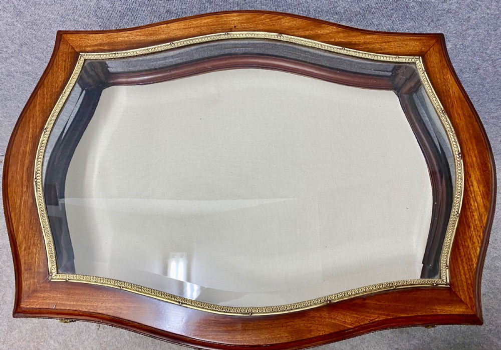 Antique Mahogany Bijouterie Display Cabinet View IV