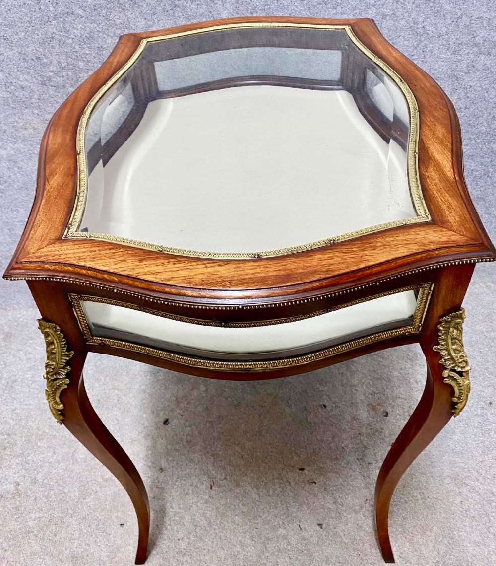 Antique Mahogany Bijouterie Display Cabinet View VIII