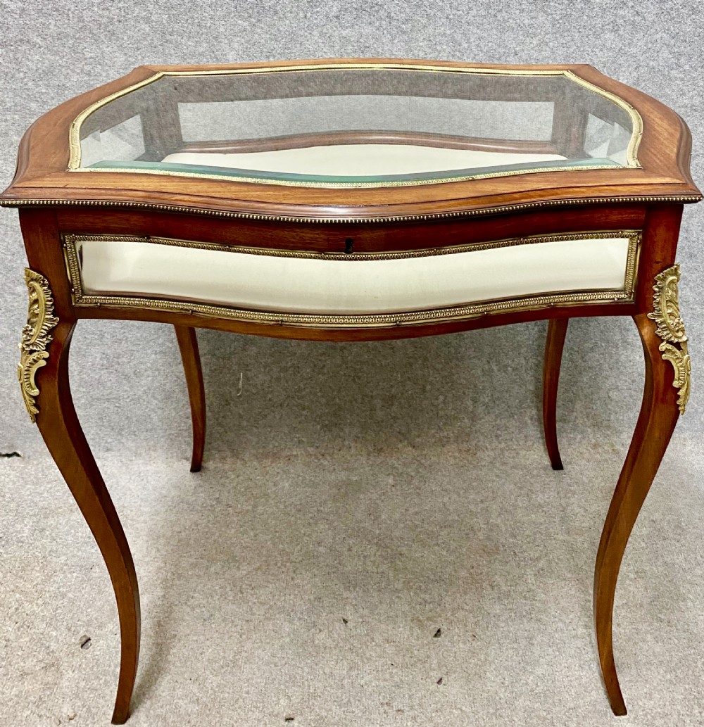 Antique Mahogany Bijouterie Display Cabinet View IX