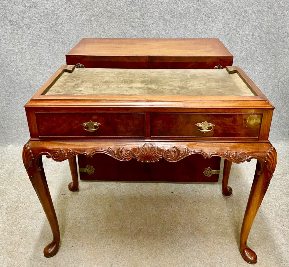 Burr Walnut Drinks Cabinet View XIII