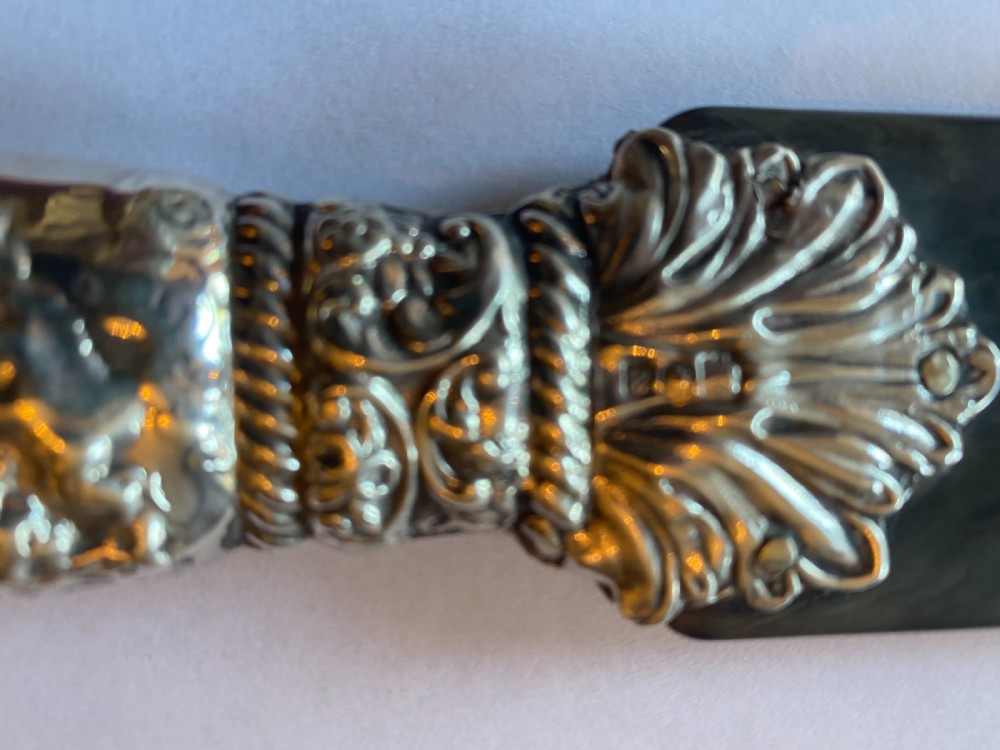 Large Victorian Silver & Tortoiseshell Page Turner View V