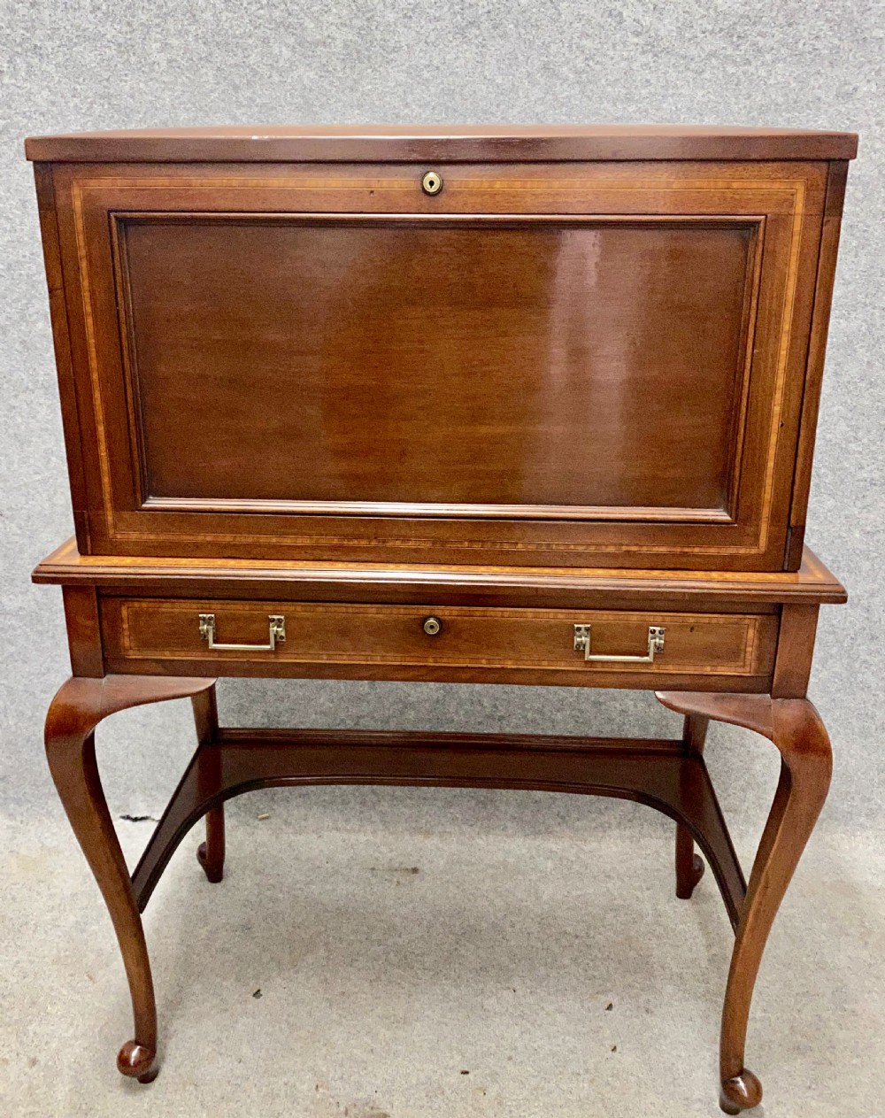 Edwardian Secretaire Writing Cabinet View IV