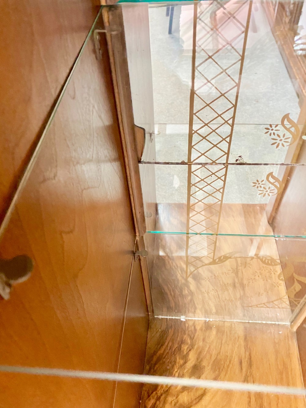 Art Deco Walnut Cocktail Cabinet View IX