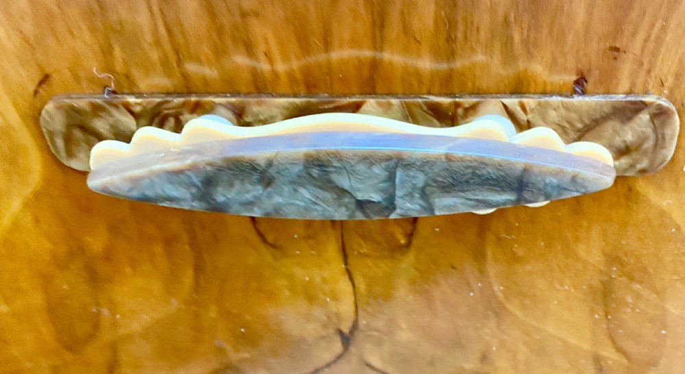 Art Deco Walnut Cocktail Cabinet View XII