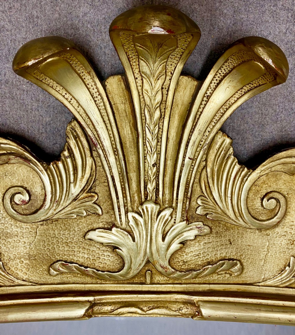 Large George I Style Gilt Wood Wall Mirror View IV