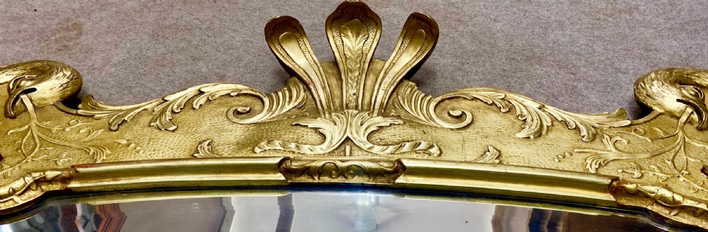 Large George I Style Gilt Wood Wall Mirror View X