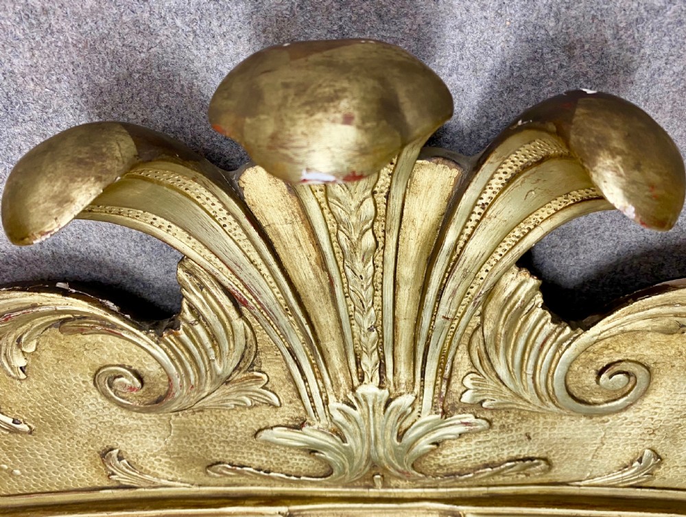 Large George I Style Gilt Wood Wall Mirror View XII