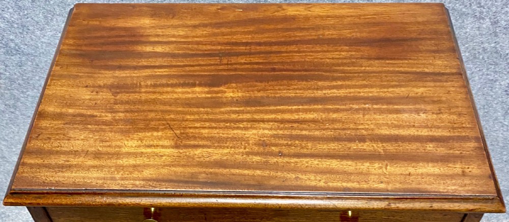 George III Mahogany Bedside Chest View III