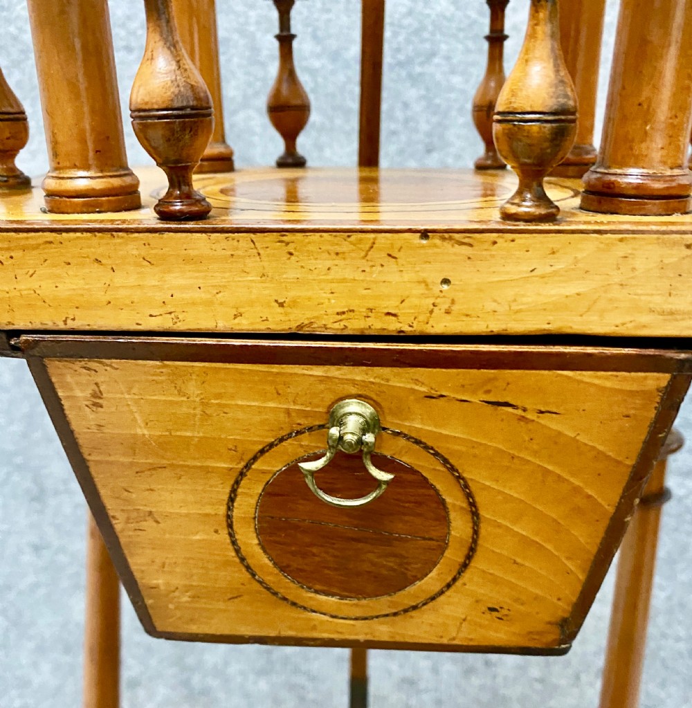 Rare 18th Century Boxwood Spinning Wheel View VII