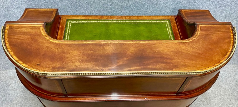 Antique Maple & Co. Inlaid Carlton House Desk View II