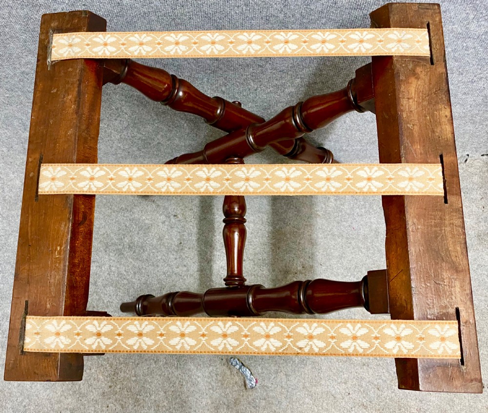 Unusual George IV  Campaign Luggage Stand View II