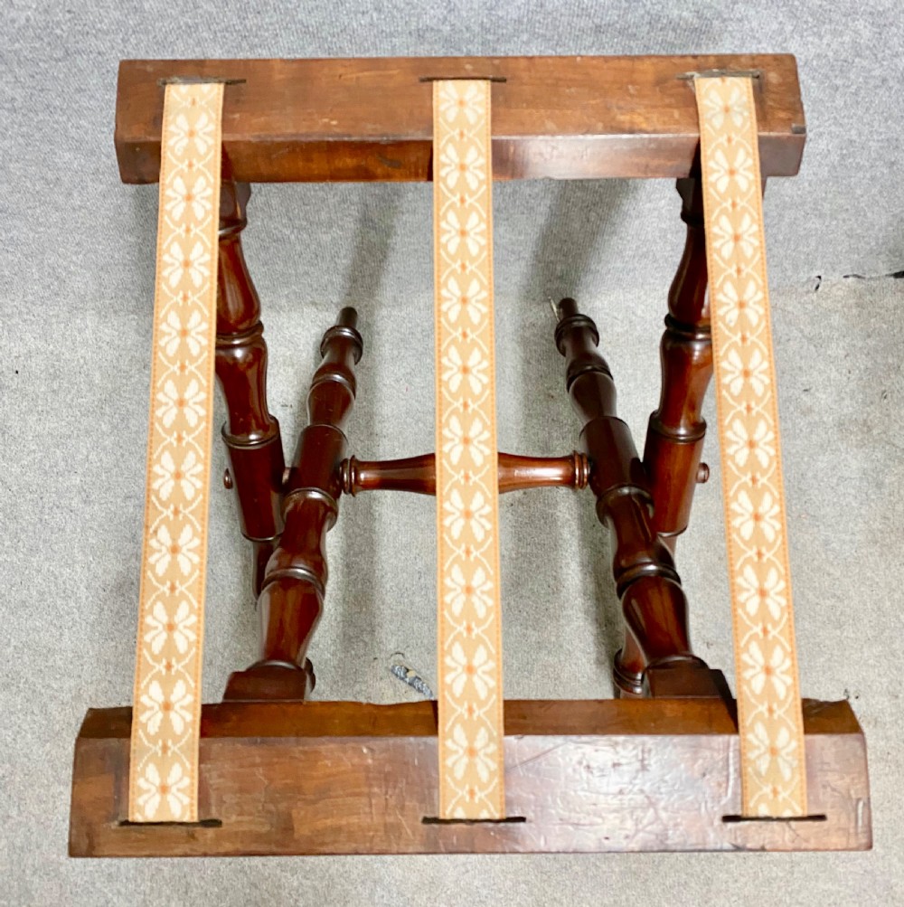 Unusual George IV  Campaign Luggage Stand View VIII