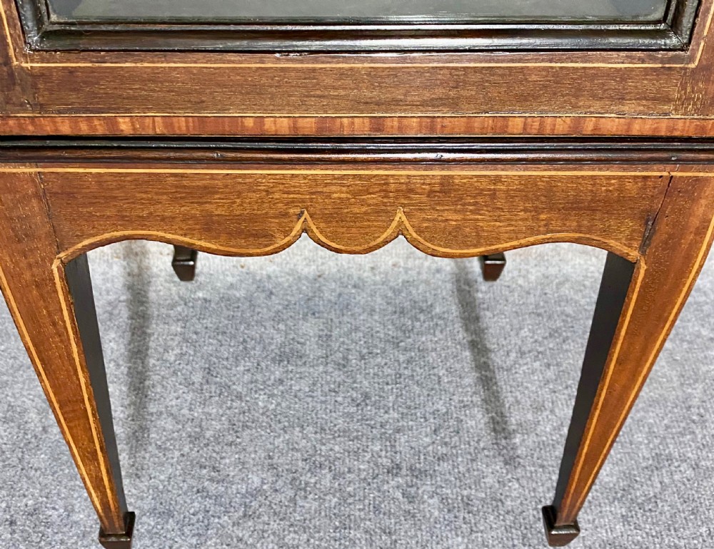 Edwardian Pedestal Bijouterie Display Cabinet View III