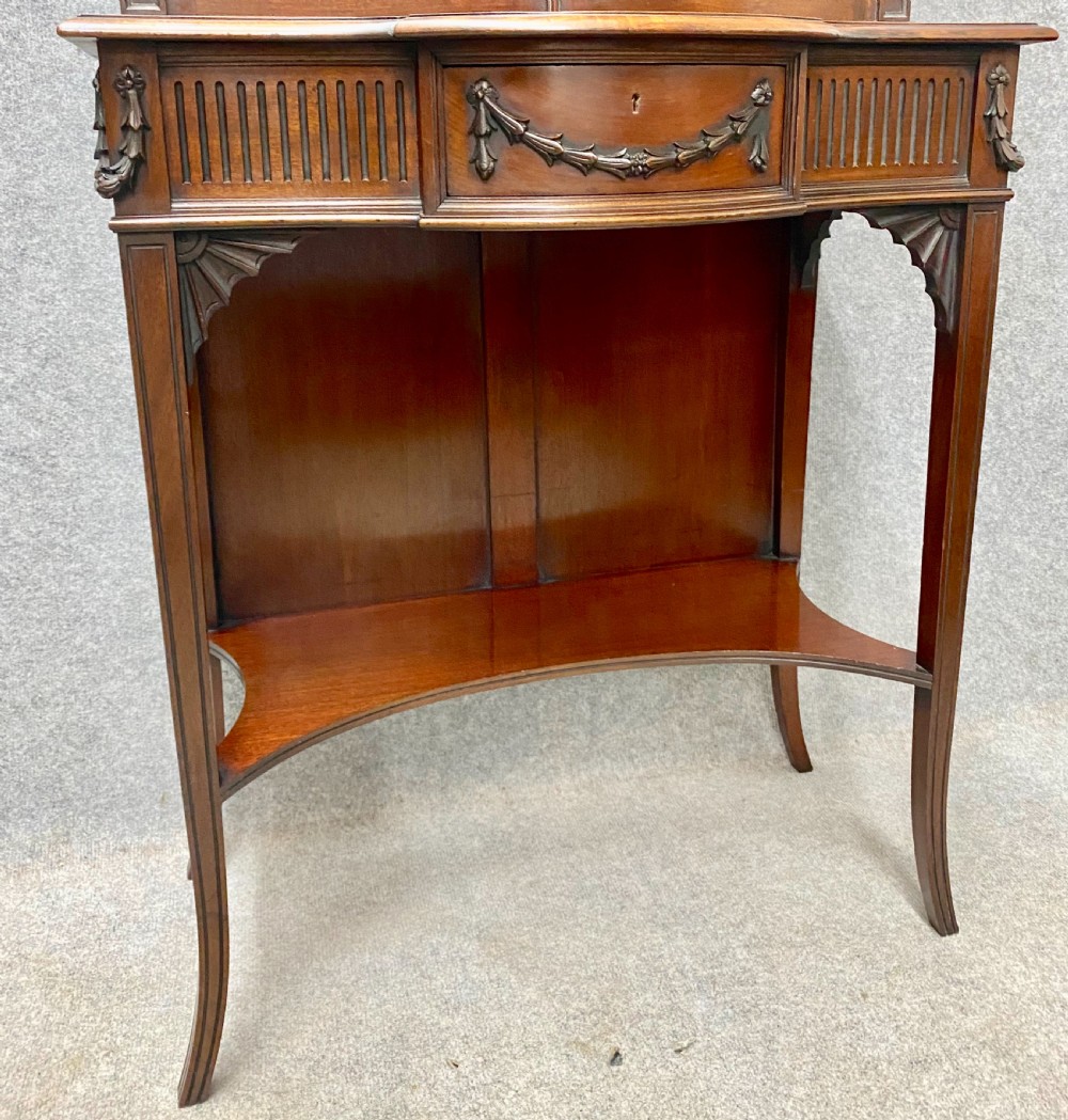 Edwards & Roberts Chippendale Style Cabinet / Bookcase View IV
