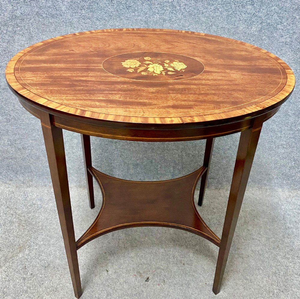Edwardian Inlaid Occasional Table