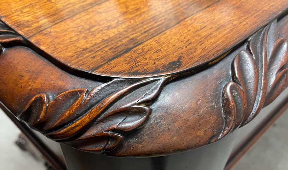 William IV rosewood 2 drawer Centre Table View VII