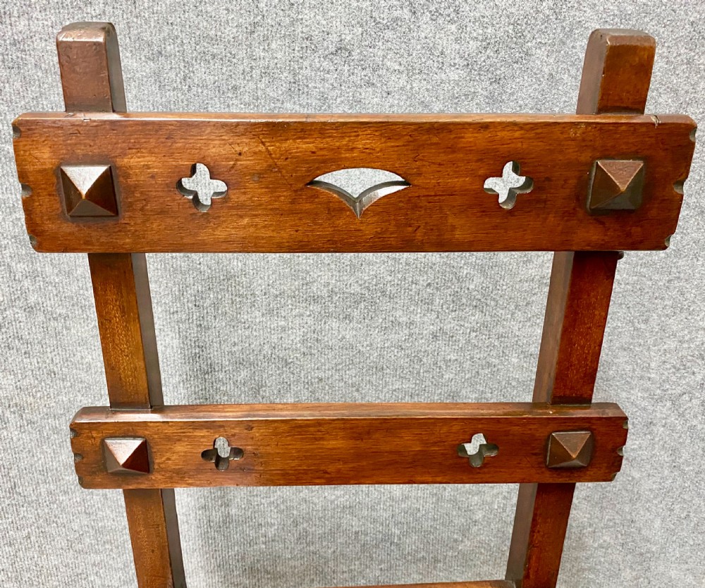 Late Victorian Metamorphic Chair/ Library Steps View III