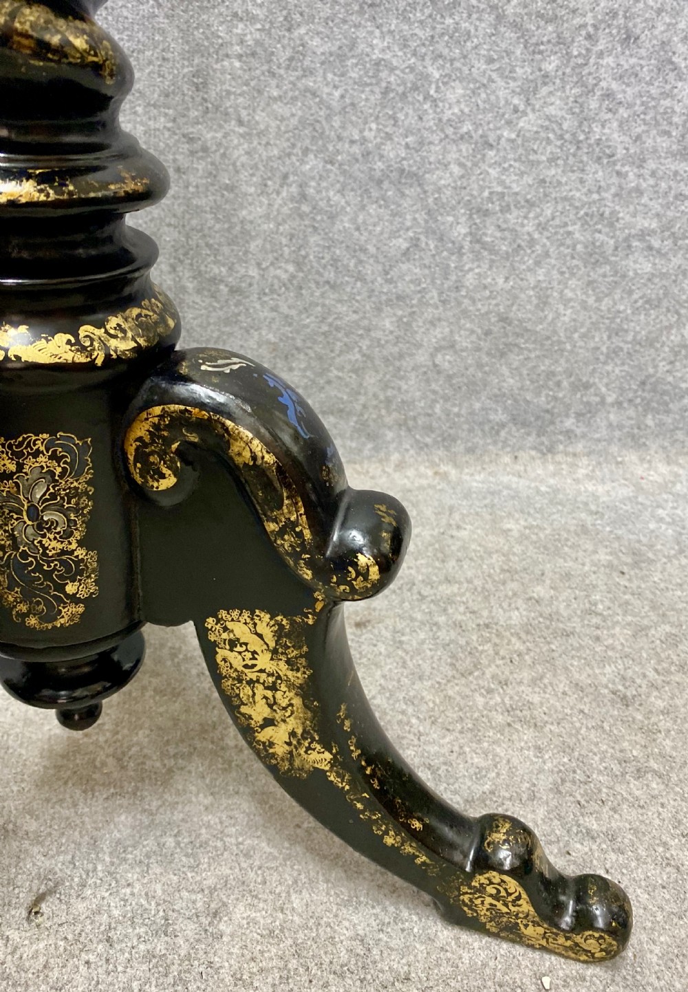 Antique Papier Mache & Lacquer Music / Reading Stand View VIII