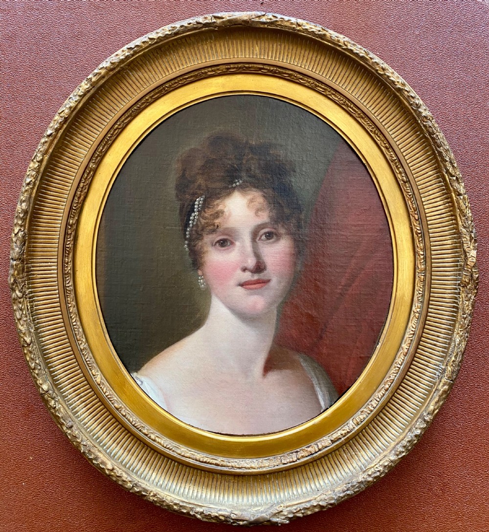 English School Portrait Of  A Lady