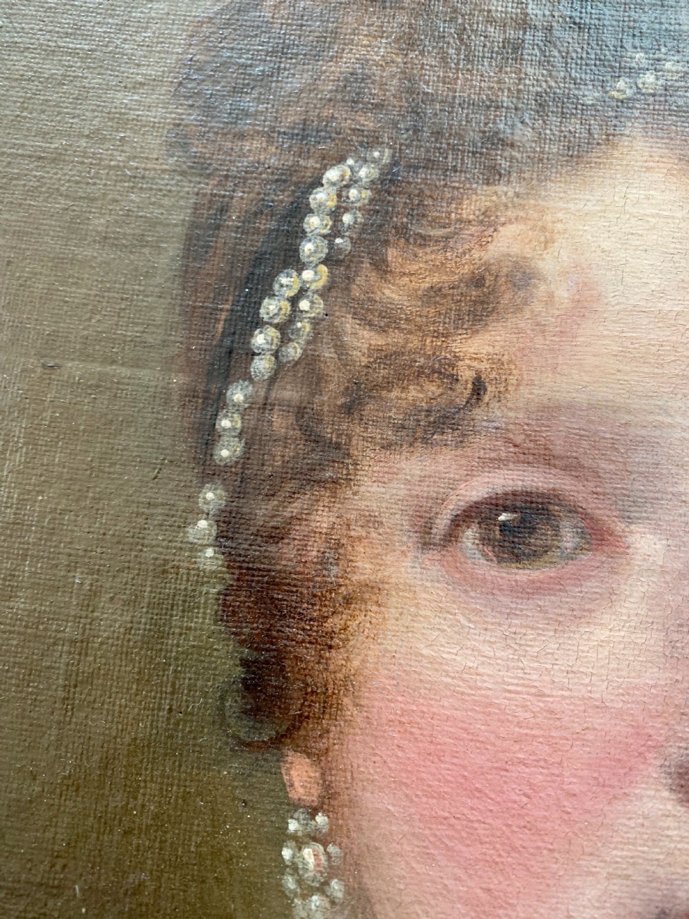 English School Portrait Of  A Lady View II