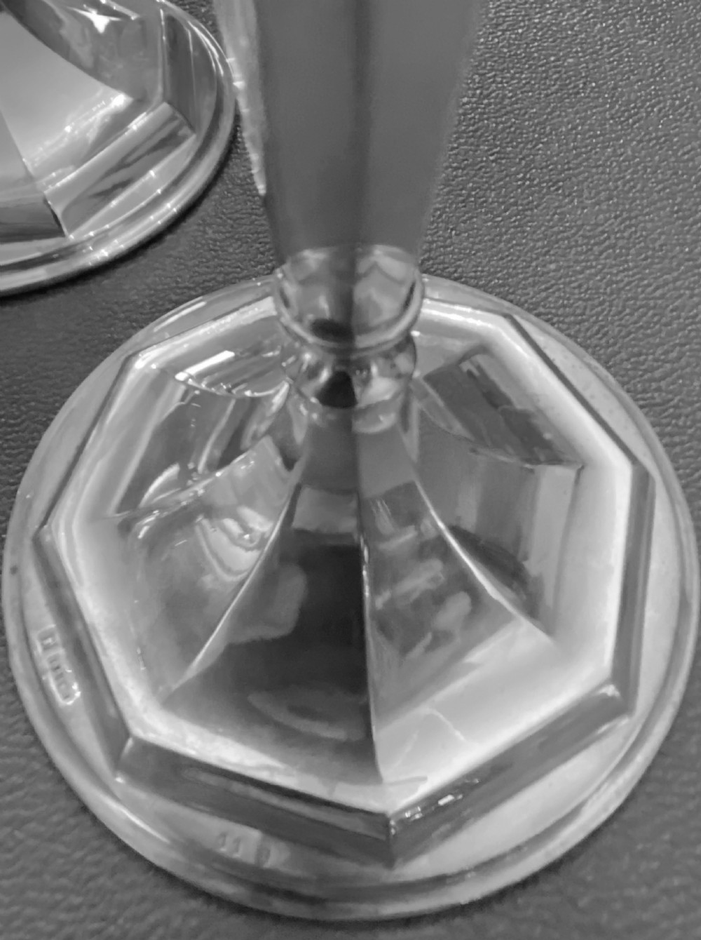 Set of 4 Silver Candlesticks by J. Torstrup. View II