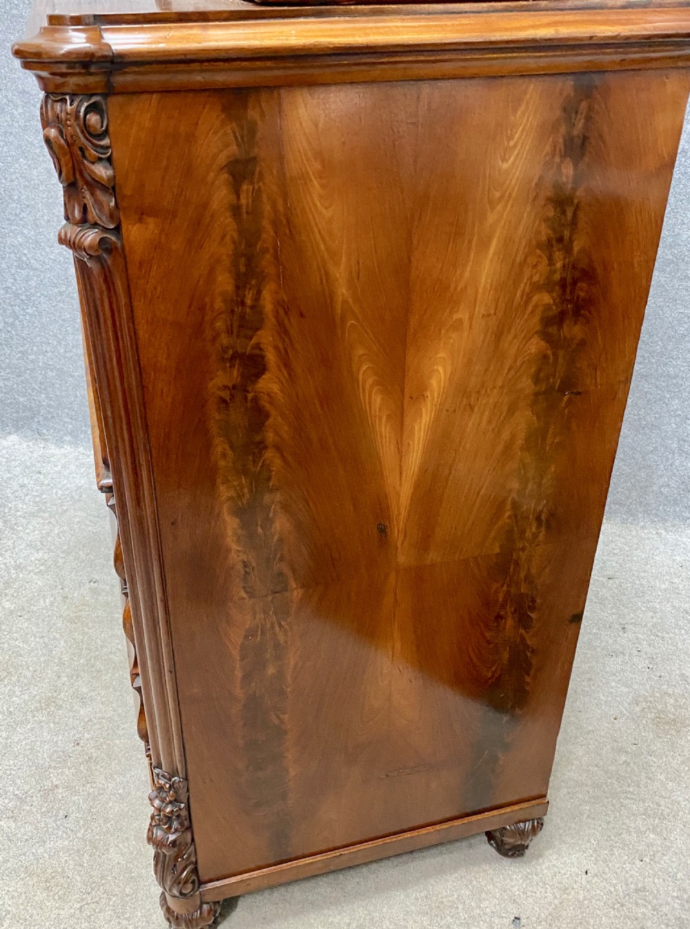 Victorian Burr Walnut Sutherland Drop Leaf Table View XI