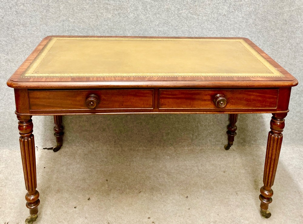 Antique Mahogany Freestanding Writing Table