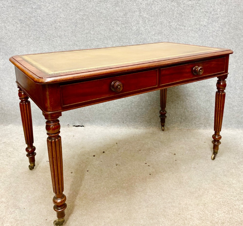 Antique Mahogany Freestanding Writing Table View IV