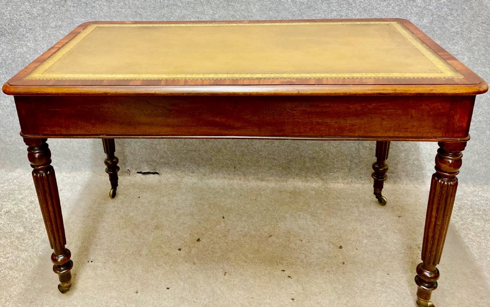 Antique Mahogany Freestanding Writing Table View VIII