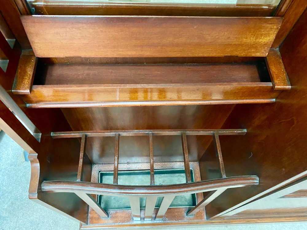 Antique Mahogany Hall Stand View V