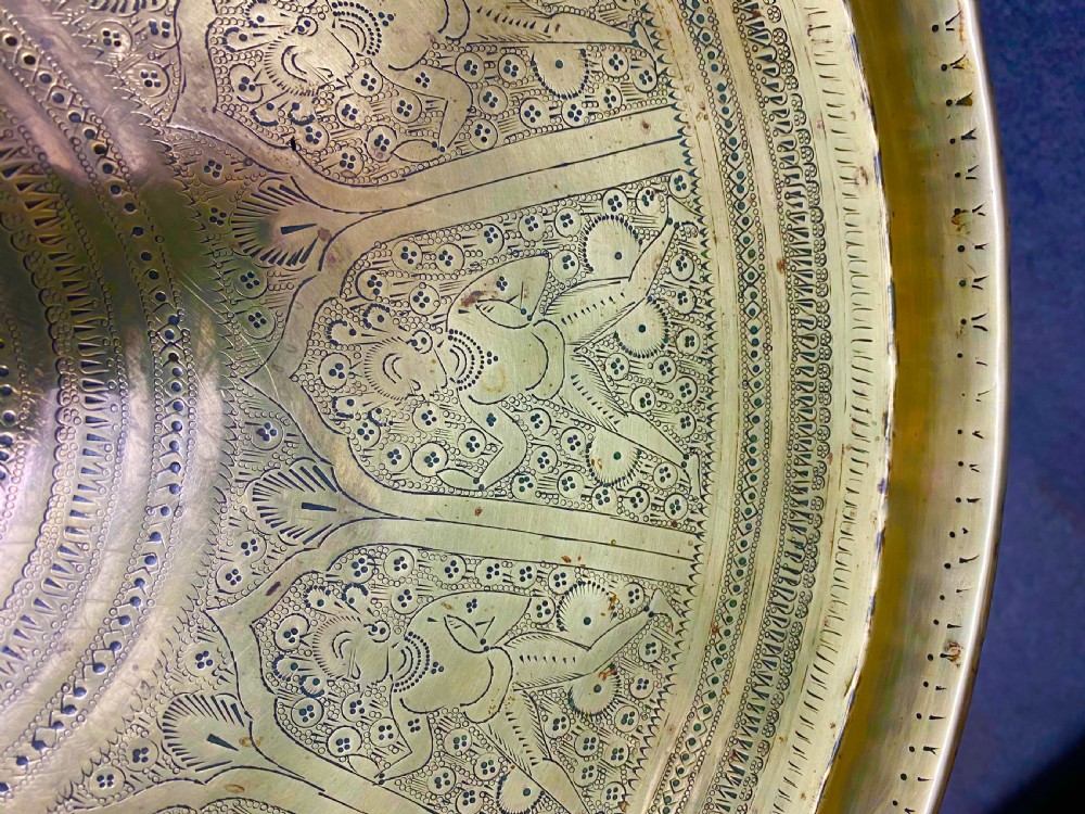Benares Brass Coffee Table View III